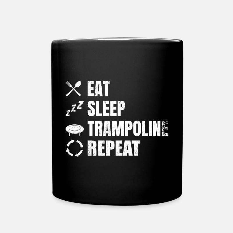 Horaire de Funny Trampoline - Mug uni - noir