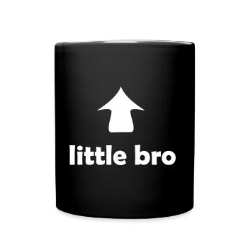 For the little brother - Full Colour Mug - black - Front