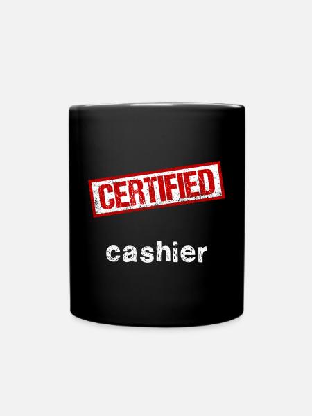 Caissier - Mug uni - noir