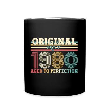 Original mai 1980 Vintage 1980 anniversaire 1980 - Mug uni - noir - Devant