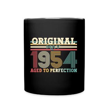 Original May 1954 Vintage 1954 Birthday 1954 - Full Colour Mug - black - Front
