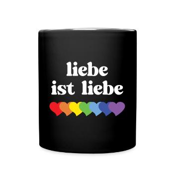 Mois de la fierté LGBT - Liebe ist Liebe - Mug uni - noir - Devant
