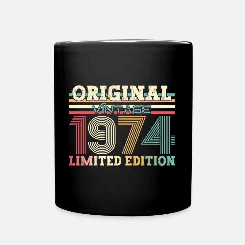 Original 1974 Millésime 1974 50e anniversaire 1974 - Mug uni - noir