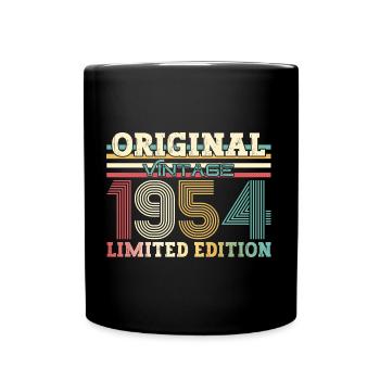 Original 1954 Vintage 1954 70th Birthday 1954 - Full Colour Mug - black - Front