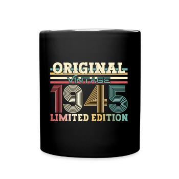 Original May 1945 Vintage 1945 Birthday 1945 - Full Colour Mug - black - Front