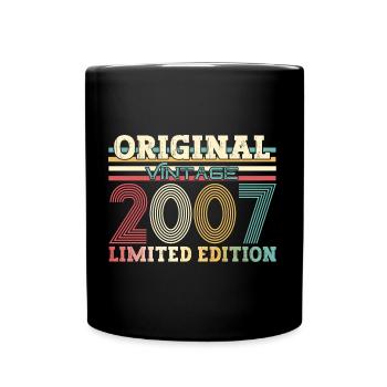Original 2007 Millésime 2007 17ème anniversaire 2007 - Mug uni - noir - Devant