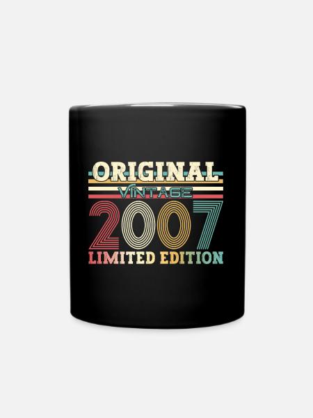 Original 2007 Millésime 2007 17ème anniversaire 2007 - Mug uni - noir