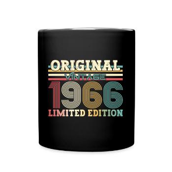 Original 1966 Millésime 1966 Anniversaire 1966 - Mug uni - noir - Devant