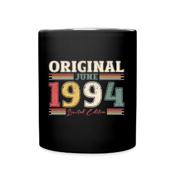 Original juin 1994 Né en 1994 30e anniversaire 94 - Mug uni - noir - Devant