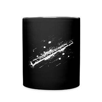 Flûte Street Art - Mug uni - noir - Devant