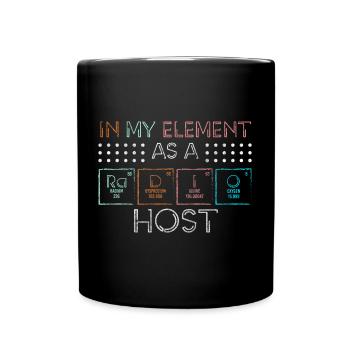 Radio Music Voice Channel - Mug uni - noir - Devant