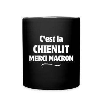 politicien, politique, voter - Mug uni - noir - Devant