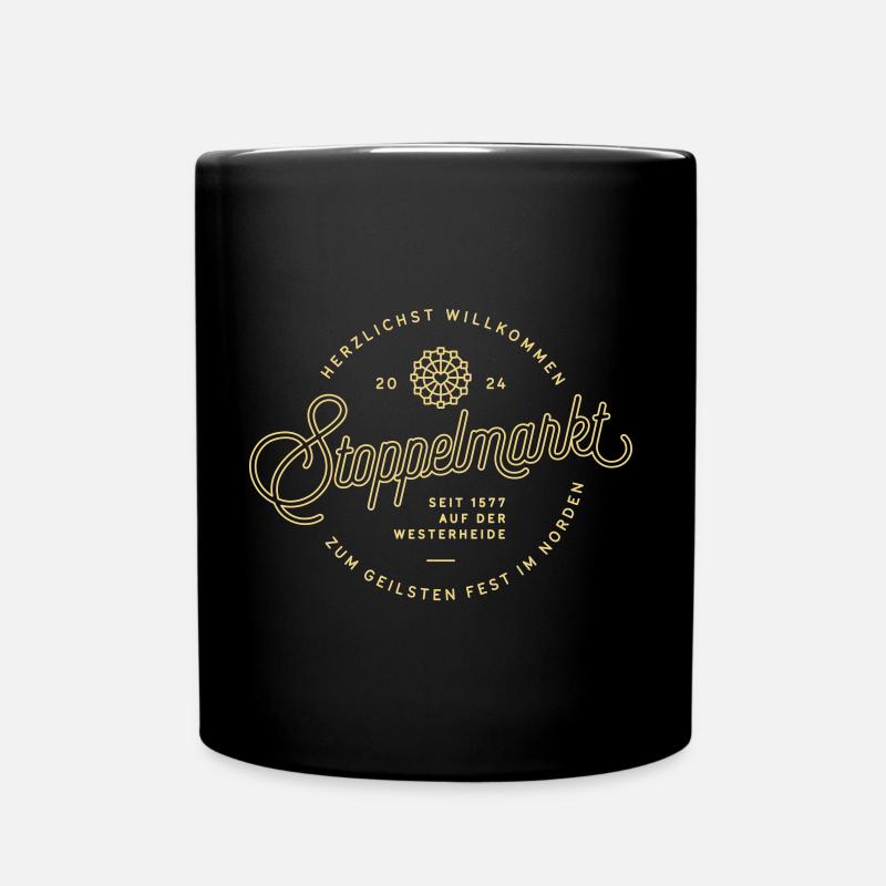 Stubble market - Full Colour Mug - black