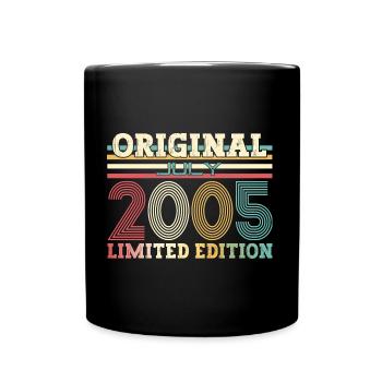 19th Birthday Original July 2005 Vintage 2005 - Full Colour Mug - black - Front