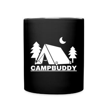 CampBuddy - Tasse einfarbig - Schwarz - Vorne