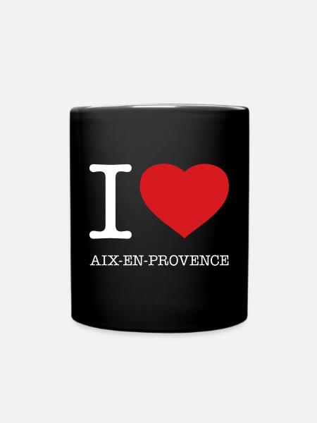 J’ADORE AIX-EN-PROVENCE - Mug uni - noir