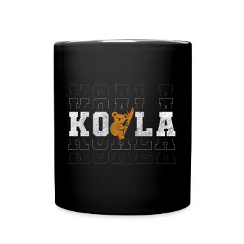 Koala Bears Forest Species Protection Animal Welfare - Full Colour Mug - black - Front