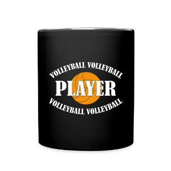JOUEUR DE VOLLEY-BALL - Mug uni - noir - Devant
