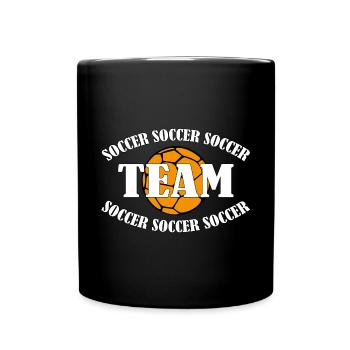 SOCCER TEAM - Full Colour Mug - black - Front