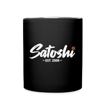 Satoshi est 2009 Bitcoin - Mug uni - noir - Devant