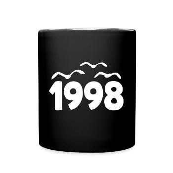 1998 Jahr Geburtstag Jahrgang 1998 - Tasse einfarbig - Schwarz - Vorne