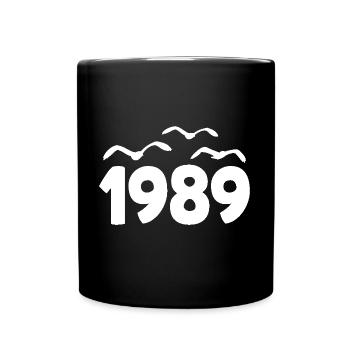 1989 Année Anniversaire Millésime 1989 - Mug uni - noir - Devant