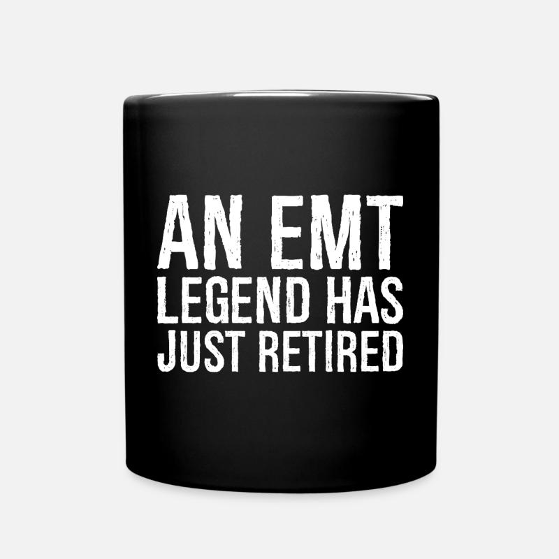an emt legend has just retired - Full Colour Mug - black