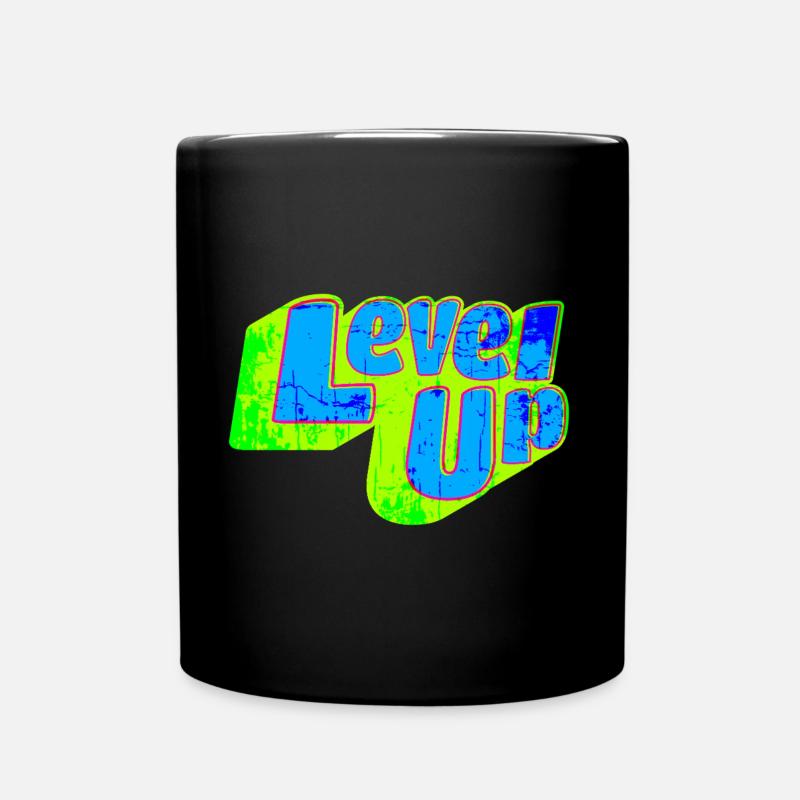 Passez au niveau supérieur - Mug uni - noir