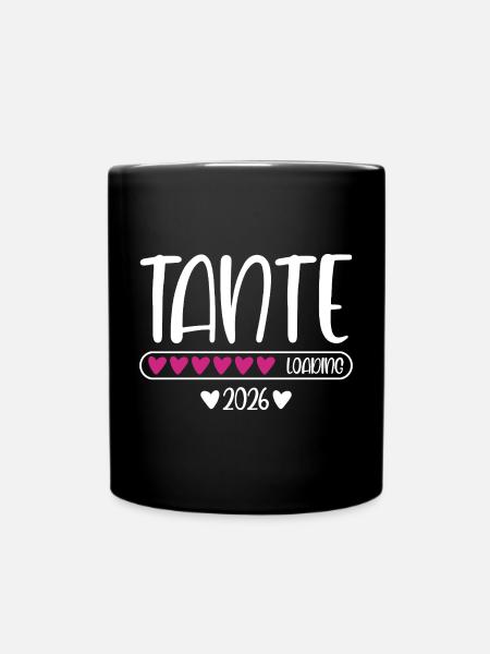 Tante 2026 loading - Tasse einfarbig - Schwarz