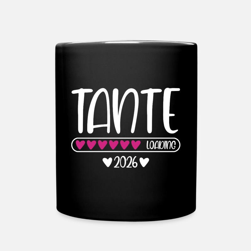 Tante 2026 loading - Tasse einfarbig - Schwarz