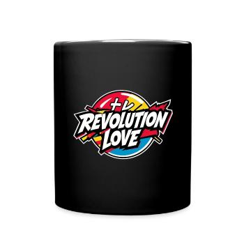 Revolution Love - Tasse einfarbig - Schwarz - Vorne