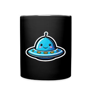 UFO - Full Colour Mug - black - Front