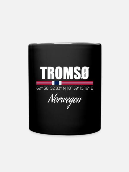 TROMSØ - Tasse einfarbig - Schwarz