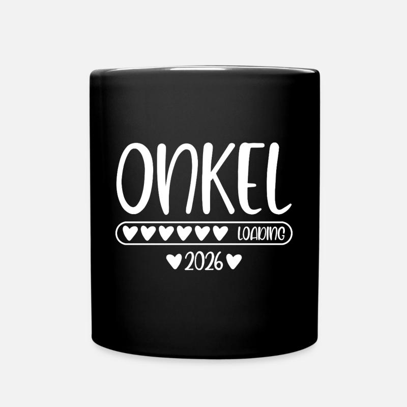 Onkel 2026 loading - Tasse einfarbig - Schwarz