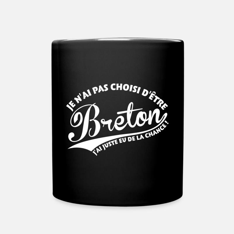 Breton chanceux - Mug uni - noir