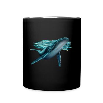 Wal - Tasse einfarbig - Schwarz - Vorne