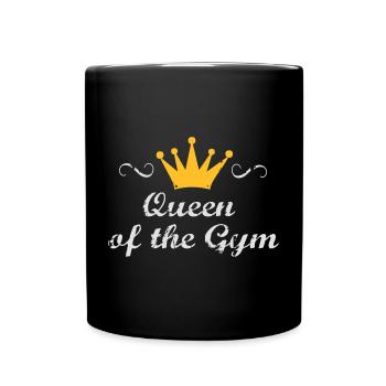 Fitness - Tasse einfarbig - Schwarz - Vorne