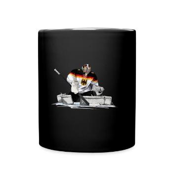 Hockey goalkeeper - Mug uni - noir - Devant