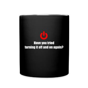 Technical Support IT Technician Technology Gift - Full Colour Mug - black - Front