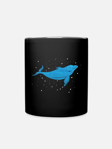 dolphin - Full Colour Mug - black
