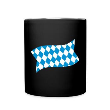 Bayern - Tasse einfarbig - Schwarz - Vorne