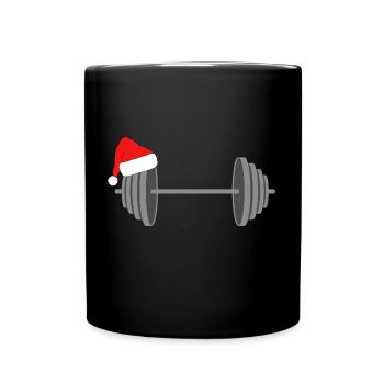 Christmas Workout - Mug uni - noir - Devant