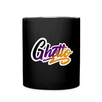 Ghetto - Full Colour Mug - black - Front