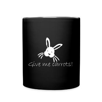 Lièvre - Mug uni - noir - Devant