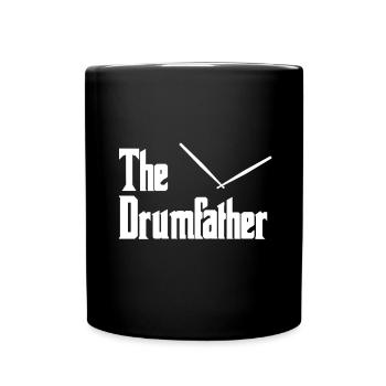 The Drumfather Drummer Drum Sticks - Tasse einfarbig - Schwarz - Vorne