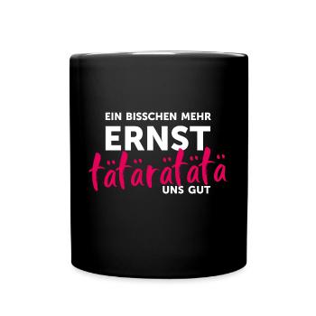 Activity: Carnival outfit Carnival disguise - Full Colour Mug - black - Front