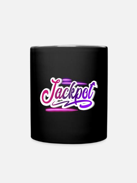 jackpot - Full Colour Mug - black