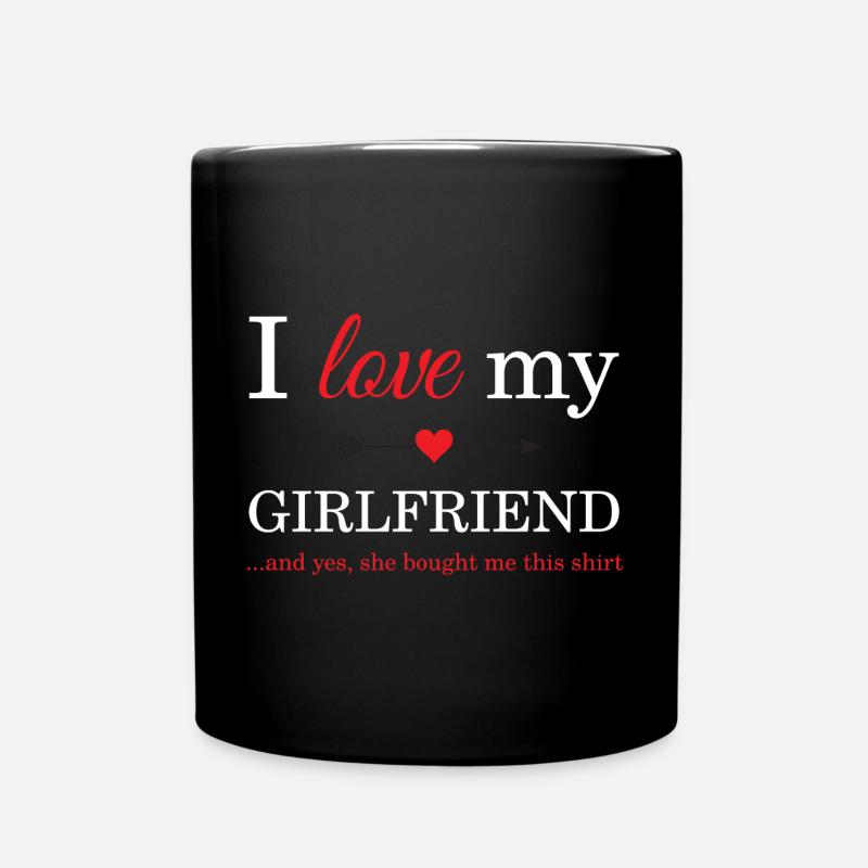 J'aime ma copine - Mug uni - noir