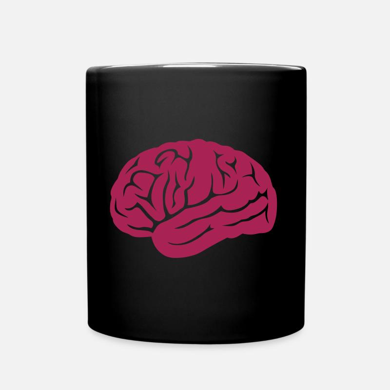 Gehirn Gehirn 14 - Tasse einfarbig - Schwarz