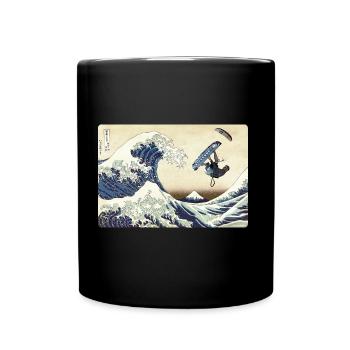 KitaWaga sans contour - Mug uni - noir - Devant